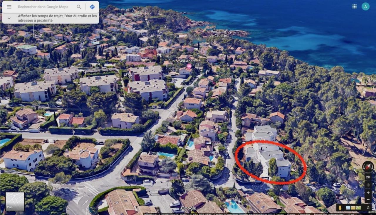 Villa Calanques Bandol ,T2 4 étoiles avec garage, dans pinède Esterno foto